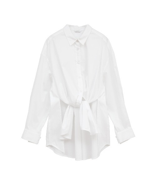 MANOF（マノフ）の「OVER SIZED 2WAY SHIRTS（シャツ/ブラウス・レディース・ホワイト/ブラック・S/M）」の16枚目の写真