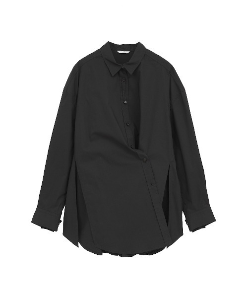 MANOF（マノフ）の「OVER SIZED 2WAY SHIRTS（シャツ/ブラウス・レディース・ホワイト/ブラック・S/M）」の7枚目の写真
