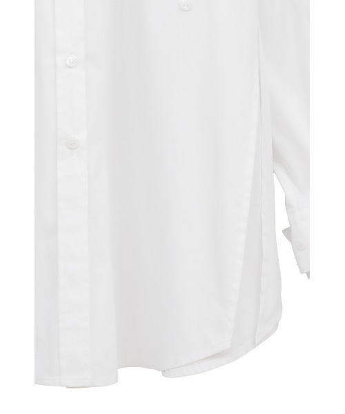 MANOF（マノフ）の「OVER SIZED 2WAY SHIRTS（シャツ/ブラウス・レディース・ホワイト/ブラック・S/M）」の19枚目の写真