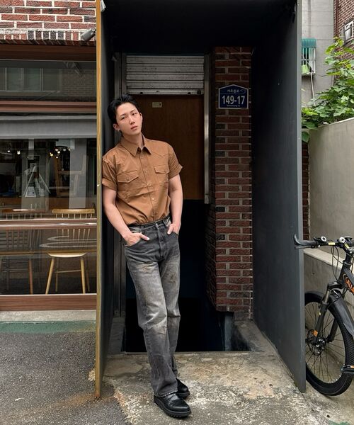 DECOROSO（デコローゾ）の「ウェスタンツーポケット半袖シャツ[ブラウン]（シャツ/ブラウス・メンズ・その他・01/02）」の15枚目の写真