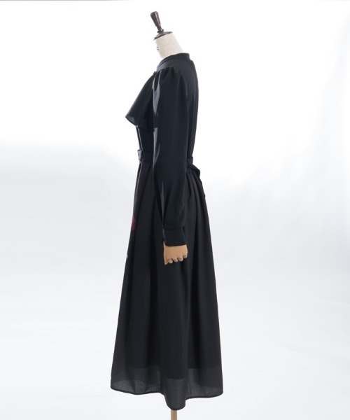 axes femme(アクシーズファム)の「ローズプリントワンピース(ワンピース・レディース・ホワイト/ブラック/ラベンダー・MEDIUM)」の22枚目の写真