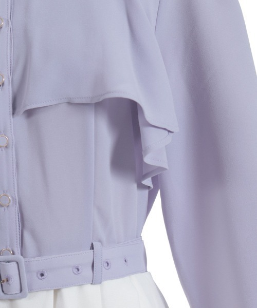 axes femme(アクシーズファム)の「ローズプリントワンピース(ワンピース・レディース・ホワイト/ブラック/ラベンダー・MEDIUM)」の11枚目の写真