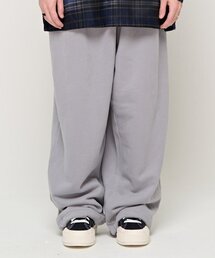CBエッセンシャル裏起毛ワイドパンツ(グレー)