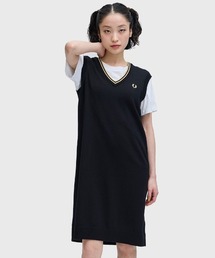 Tipped Pleated Tennis Dress／ティップラインプリーツテニス