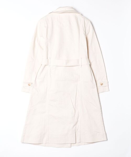 BANANA REPUBLIC FACTORY STORE（バナナリパブリック ファクトリーストア）の「BANANA REPUBLIC FACTORY STORE　　デニム ダブルブレスト トレンチコート（トレンチコート・レディース・オフホワイト・S/M/L/XS）」の2枚目の写真