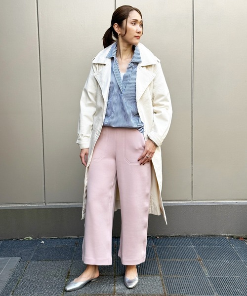 BANANA REPUBLIC FACTORY STORE(バナナリパブリック ファクトリーストア)の「BANANA REPUBLIC FACTORY STORE デニム ダブルブレスト トレンチコート(トレンチコート・レディース・オフホワイト・S/M/L/XS)」の7枚目の写真