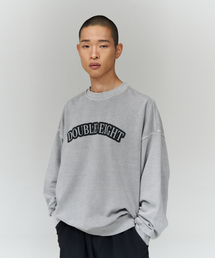 DOUBLE EIGHT（ダブルエイト）の「スプレーロゴピグメントスウェット（グレー）（スウェット）」