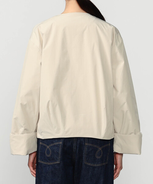 DANTON（ダントン）の「DANTON | ピーチタフタ 中綿ノーカラー