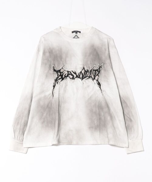 ８(eight)（エイト）の「トライバルロゴロンT（Tシャツ/カットソー・メンズ・ホワイト/ブラック・LARGE/MEDIUM）」の2枚目の写真