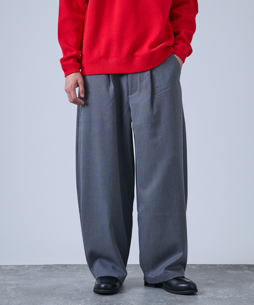 トラッド バレルワイドスラックス（スラックス）｜B.C STOCK（ベーセー