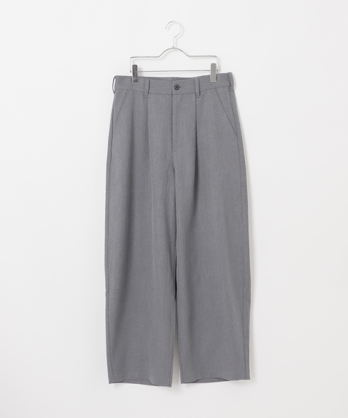 B.C STOCK（ベーセーストック）の「トラッド バレルワイドスラックス（スラックス・メンズ・ベージュ/チャコールグレー/ネイビー・MEDIUM/LARGE）」の16枚目の写真