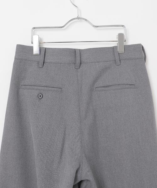 B.C STOCK（ベーセーストック）の「トラッド バレルワイドスラックス（スラックス・メンズ・ベージュ/チャコールグレー/ネイビー・MEDIUM/LARGE）」の20枚目の写真