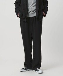 ポリエステルサブレ モダンストレート イージーパンツ