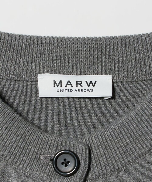 MARW UNITED ARROWS＞ルーズ クルーネック カーディガン（カーディガン