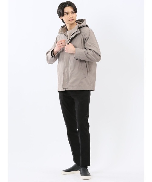 TAKA-Q（タカキュー）の「パンツ メンズ ストレッチ 抗菌防臭 スリム トラウザー テーパード ヘリンボン クロスストレッチ（チノパンツ・メンズ・ブラック/グレー系その他2/ネイビー/ベージュ・X-LARGE/S/3L/2S/MEDIUM/LARGE）」の12枚目の写真