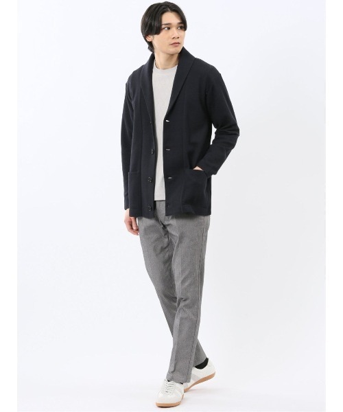 TAKA-Q（タカキュー）の「パンツ メンズ ストレッチ 抗菌防臭 スリム トラウザー テーパード ヘリンボン クロスストレッチ（チノパンツ・メンズ・ブラック/グレー系その他2/ネイビー/ベージュ・X-LARGE/S/3L/2S/MEDIUM/LARGE）」の22枚目の写真