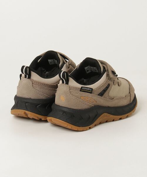 KEEN（キーン）の「HIGHTRAIL WP / ハイトレイル ウォータープルーフ / キッズ 防水ハイキングシューズ（スニーカー・キッズ・ベージュ系その他・15cm/16cm/17cm/18cm/18.5cm/19.5cm）」の2枚目の写真