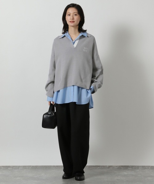 LAKOLE（ラコレ）の「ダンボールタックコクーンパンツ / 655309（スウェットパンツ・レディース・ブラック/グレー・LARGE/MEDIUM）」の11枚目の写真