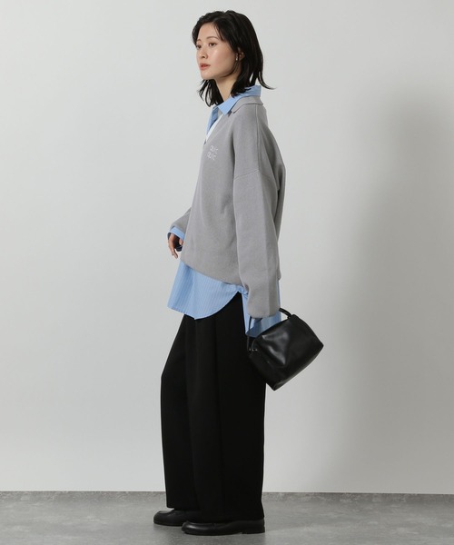 LAKOLE（ラコレ）の「ダンボールタックコクーンパンツ / 655309（スウェットパンツ・レディース・ブラック/グレー・LARGE/MEDIUM）」の12枚目の写真
