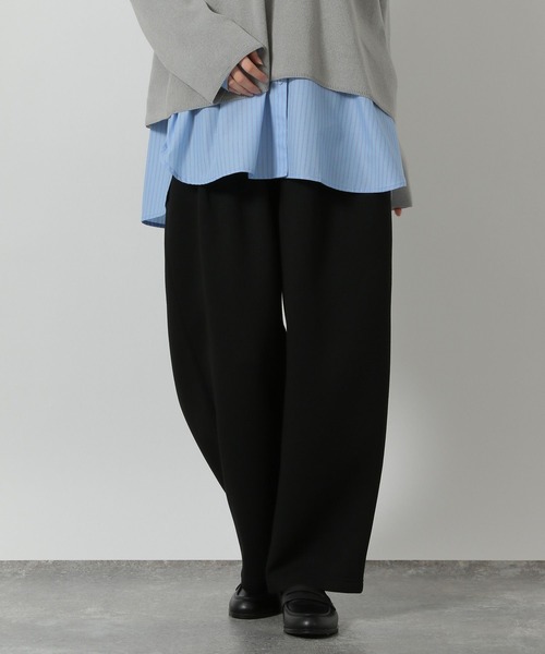 LAKOLE（ラコレ）の「ダンボールタックコクーンパンツ / 655309（スウェットパンツ・レディース・ブラック/グレー・LARGE/MEDIUM）」の10枚目の写真