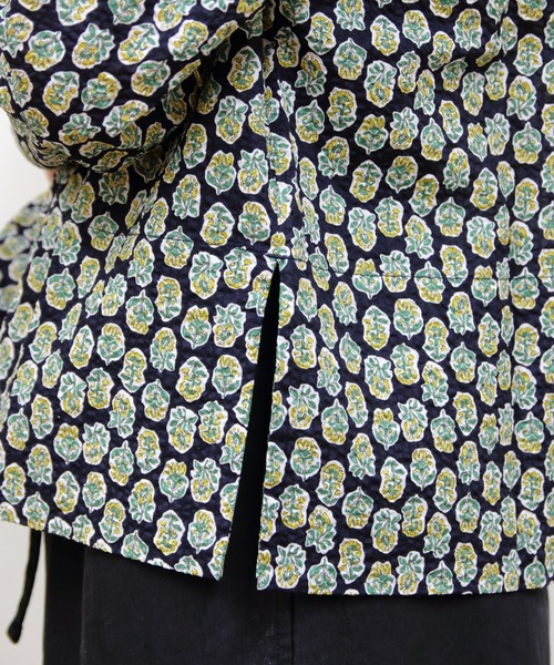 MEYAME(メヤメ)の「MEYAME/メヤメ コットンプリントブラウス COTTON PRINT BLOUSE(シャツ/ブラウス・レディース・ネイビー/ブルー・FREE)」の14枚目の写真