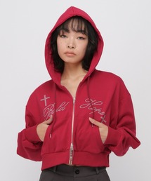 3.3 Field Trip  | 3.3 Field Trip／スタッズロゴジップパーカー（ウラケ）(パーカー)