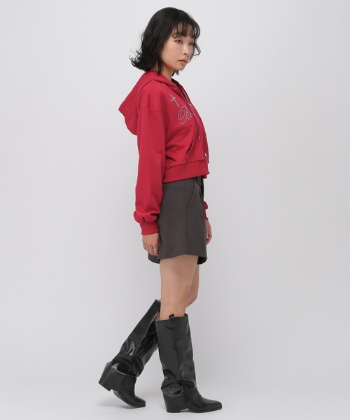 3.3 Field Trip (3.3フィールドトリップ)の「3.3 Field Trip/スタッズロゴジップパーカー(ウラケ)(パーカー・レディース・ブラック/レッド/グレー・FREE)」の19枚目の写真