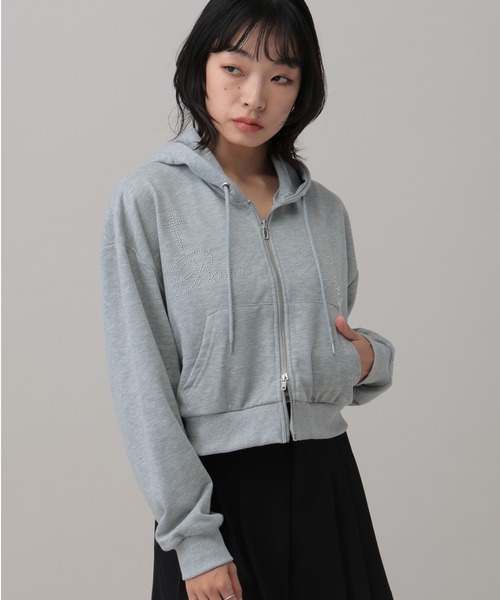 3.3 Field Trip (3.3フィールドトリップ)の「3.3 Field Trip/スタッズロゴジップパーカー(ウラケ)(パーカー・レディース・ブラック/レッド/グレー・FREE)」の15枚目の写真