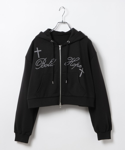 3.3 Field Trip (3.3フィールドトリップ)の「3.3 Field Trip/スタッズロゴジップパーカー(ウラケ)(パーカー・レディース・ブラック/レッド/グレー・FREE)」の21枚目の写真