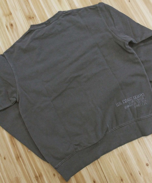 AVIREX(アヴィレックス)の「FADED MIL.POCKET CREWNECK SWEAT(スウェット・メンズ・チャコールグレー/ブルーグレー/ライトグレー/バーガンディー・M/XL/XXL/L)」の8枚目の写真