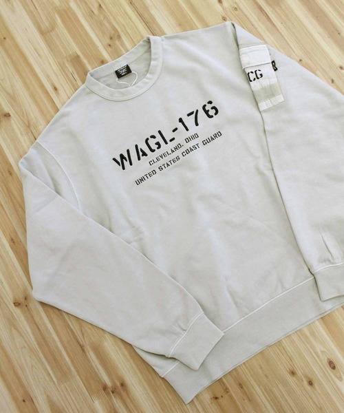 AVIREX(アヴィレックス)の「FADED MIL.POCKET CREWNECK SWEAT(スウェット・メンズ・チャコールグレー/ブルーグレー/ライトグレー/バーガンディー・M/XL/XXL/L)」の11枚目の写真