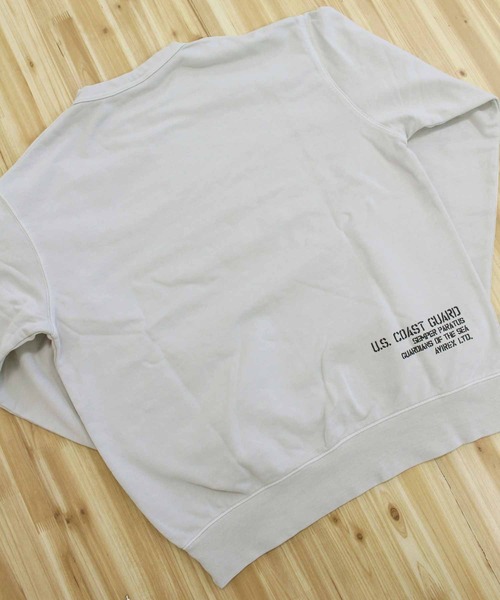 AVIREX(アヴィレックス)の「FADED MIL.POCKET CREWNECK SWEAT(スウェット・メンズ・チャコールグレー/ブルーグレー/ライトグレー/バーガンディー・M/XL/XXL/L)」の12枚目の写真