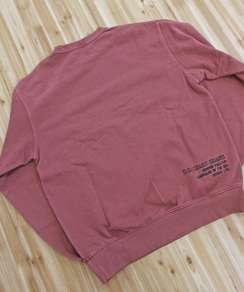 AVIREX(アヴィレックス)の「FADED MIL.POCKET CREWNECK SWEAT(スウェット・メンズ・チャコールグレー/ブルーグレー/ライトグレー/バーガンディー・M/XL/XXL/L)」の20枚目の写真