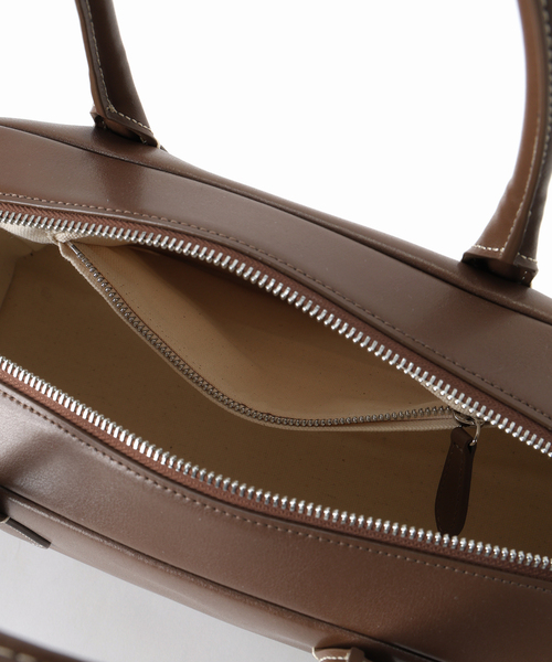 NOTHING WRITTEN（ナッシングリトゥン）の「【NOTHING WRITTEN/ナッシングリトゥン】CLASSIC GOLF BAG（ハンドバッグ・レディース・ブラウン系その他/ブラック・FREE）」の6枚目の写真