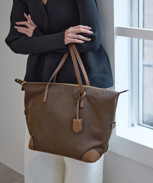 SLOBE IENA（スローブイエナ）の「《追加》SLOBE キャリーオントートバッグ（トートバッグ・レディース・ブラウン・FREE）」の8枚目の写真