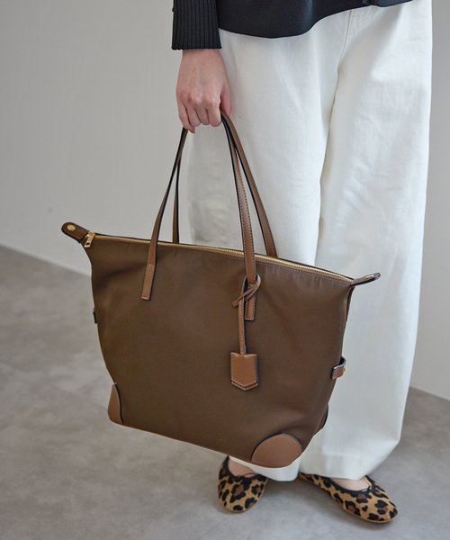 SLOBE IENA（スローブイエナ）の「《追加》SLOBE キャリーオントートバッグ（トートバッグ・レディース・ブラウン・FREE）」の10枚目の写真