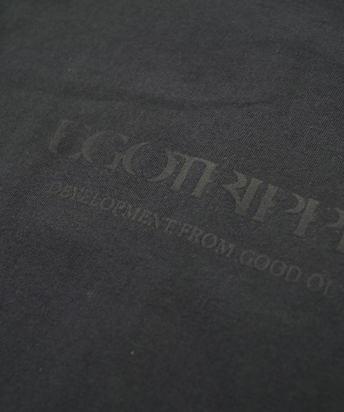 EGO TRIPPING(エゴトリッピング)の「mt10248- KITE TEE frocky フロッキープリントTシャツ(666653)(Tシャツ/カットソー・メンズ・杢グレー/ブラック/ホワイト/チャコール・48/46)」の10枚目の写真