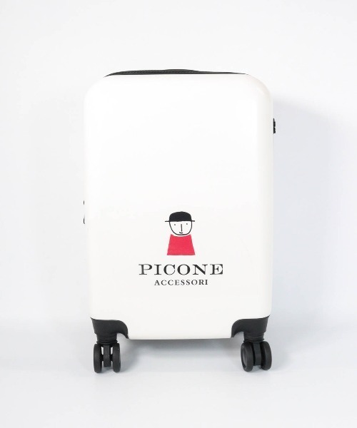 STUDIO PICONE(スタジオピッコーネ)の「キャリーケース-pico logo-(スーツケース/キャリーバッグ・レディース・ホワイト/ブラウン/ブラック・FREE)」の4枚目の写真