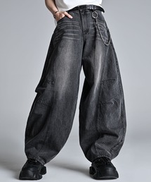 ADRER(�A�h���[)��Super Wide Balloon Pants / �X�[�p�[���C�h �o���[���p���c(�f�j���p���c)