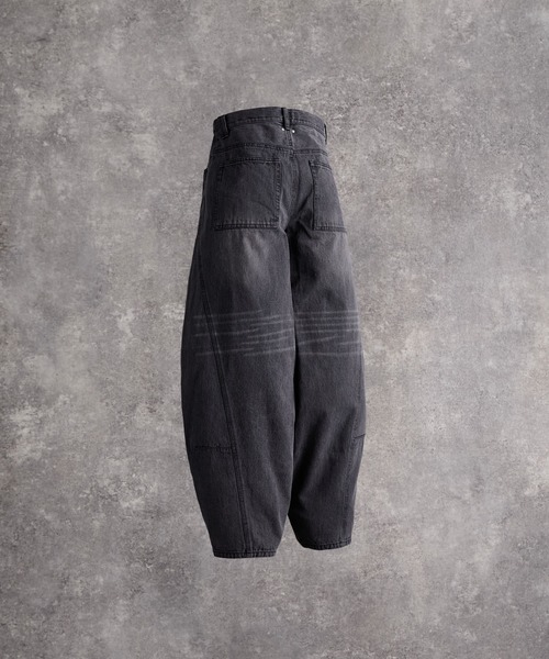ADRER（アドラー）の「Super Wide Balloon Pants / スーパーワイド バルーンパンツ（デニムパンツ・メンズ・ブラック系1・S/XS/L/M）」の14枚目の写真