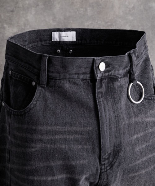 ADRER（アドラー）の「Super Wide Balloon Pants / スーパーワイド バルーンパンツ（デニムパンツ・メンズ・ブラック系1・S/XS/L/M）」の15枚目の写真