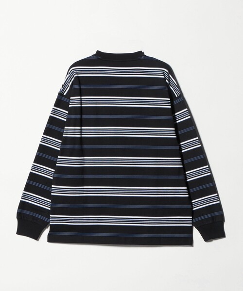 A DAY IN THE LIFE UNITED ARROWS(アデイインザライフユナイテッドアローズ)の「USAコットン ボーダー リラックスカットソー<A DAY IN THE LIFE>(Tシャツ/カットソー・メンズ・ライトグレー/ブラック・M/L)」の13枚目の写真