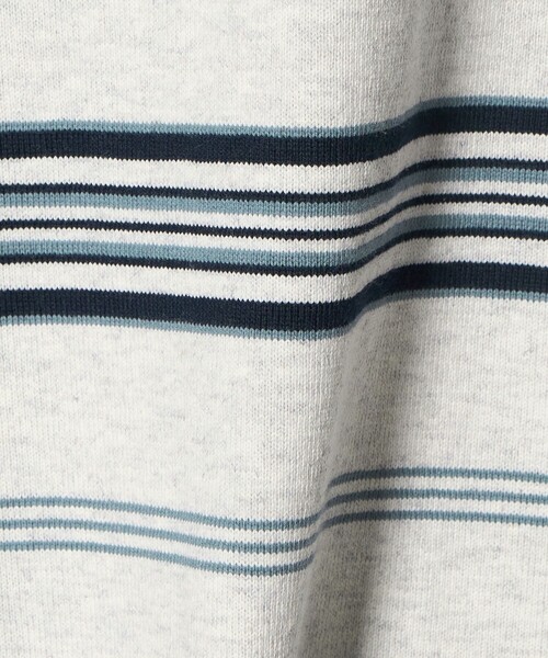 A DAY IN THE LIFE UNITED ARROWS(アデイインザライフユナイテッドアローズ)の「USAコットン ボーダー リラックスカットソー<A DAY IN THE LIFE>(Tシャツ/カットソー・メンズ・ライトグレー/ブラック・M/L)」の19枚目の写真