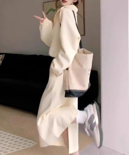 Flugge(フラッジー)の「オープンカラートップス×ロングスカートセットアップ(その他トップス・レディース・アイボリー・LARGE)」の6枚目の写真
