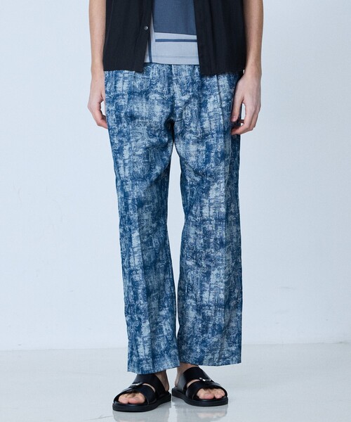 5351 POUR LES HOMMES（ゴーサンゴーイチプールオム）の「【総柄】ダンカリージャガード ワイド テーパード パンツ（その他パンツ・メンズ・ブラック/インディゴブルー・44/50/48/46）」の19枚目の写真