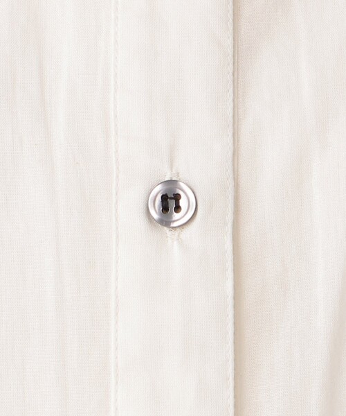 Afternoon Tea(アフタヌーンティー)の「インド綿ボイルバンドブラウス(シャツ/ブラウス・レディース・ライトブルー/イエロー/オフホワイト・MEDIUM)」の10枚目の写真