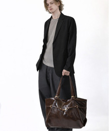 EFFECTION（エフェクション）の「【neos】フェイクレザー ベルトデザイン トートバッグ メンズ レディース 大容量 A4対応（トートバッグ）」