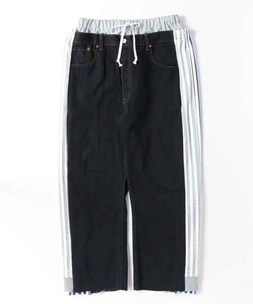 DISCOVERED(ディスカバード)の「DISCOVERED "newsed" Docking Layered Track Denim Pants(デニムパンツ・メンズ・その他2/その他1・FREE)」の14枚目の写真