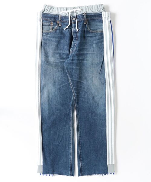 DISCOVERED(ディスカバード)の「DISCOVERED "newsed" Docking Layered Track Denim Pants(デニムパンツ・メンズ・その他2/その他1・FREE)」の15枚目の写真