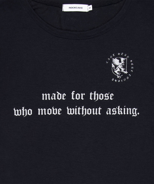 ROCKCAKE(ロックケーキ)の「Slogan Mesh Top - Black(Tシャツ/カットソー・レディース・その他・SMALL)」の4枚目の写真